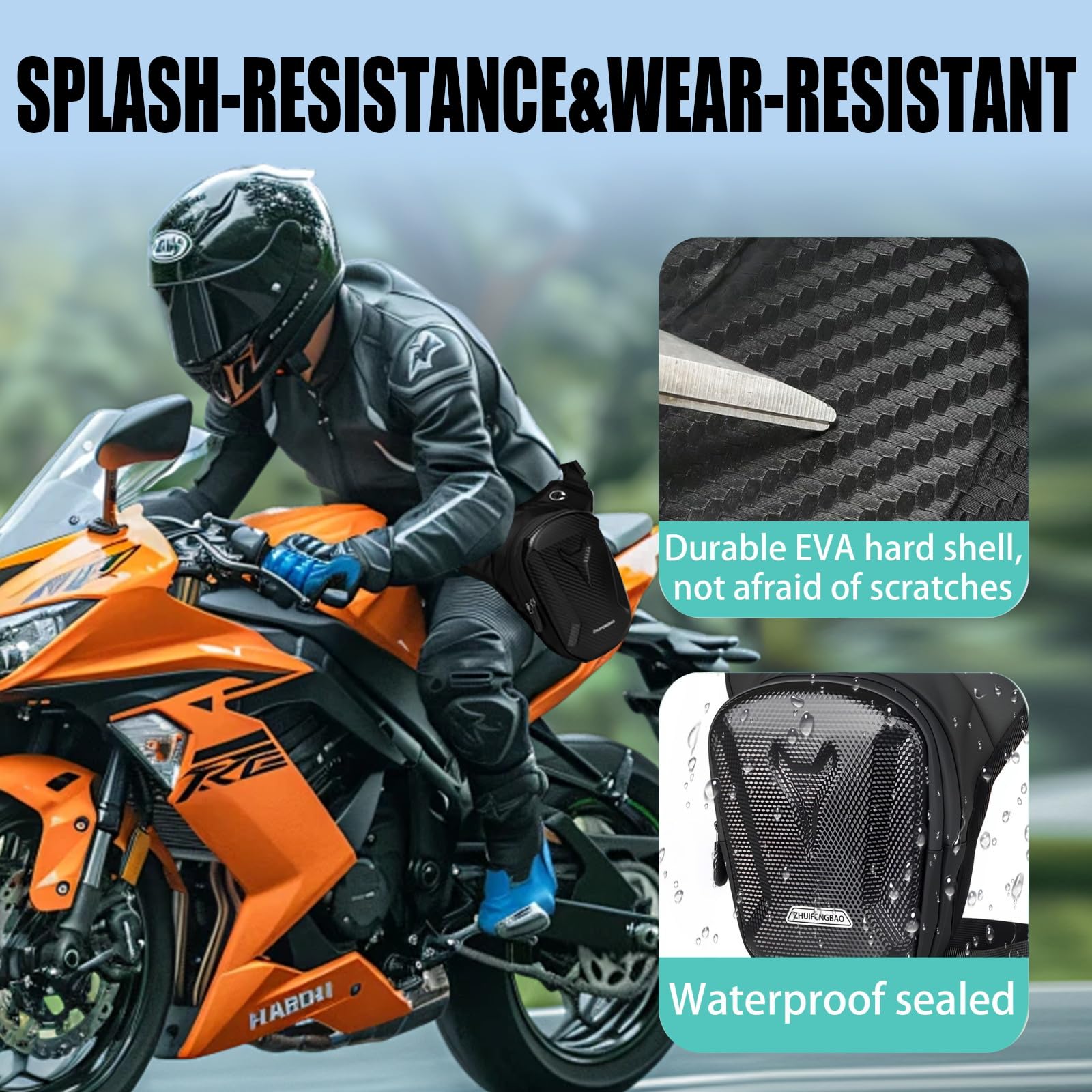 Waterproof Motorcycle Drop Leg - Motorcycle Gear Wardrobe 评论和价格
