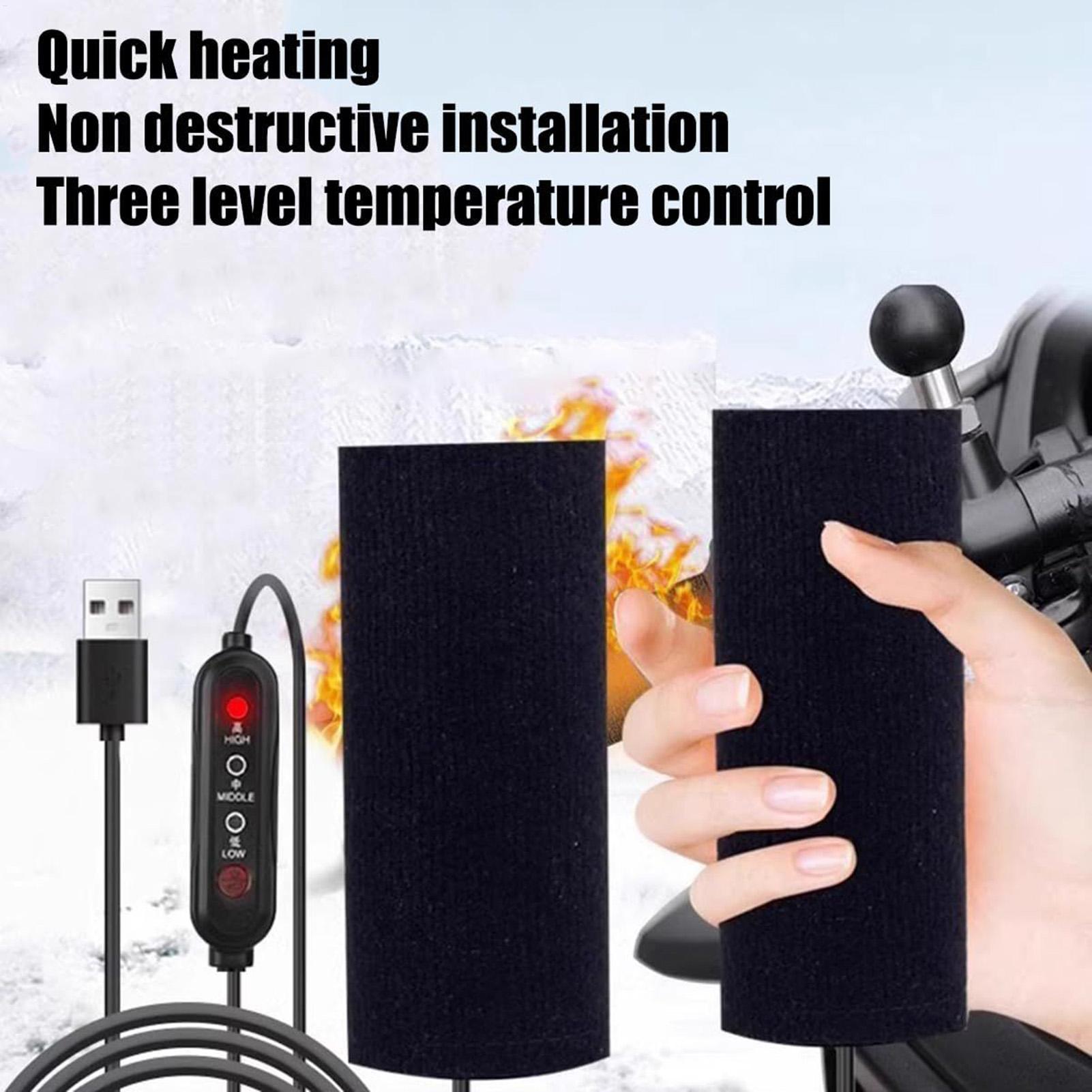 USB Heated Motorcycle Grips 3  - Handlebar Grip Heated 评论和价格