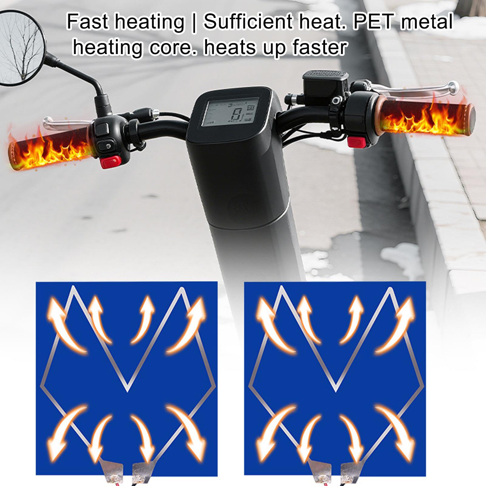 Motorcycle Heated Grips 3-Temp - Handlebar Grip Heated 评论和价格