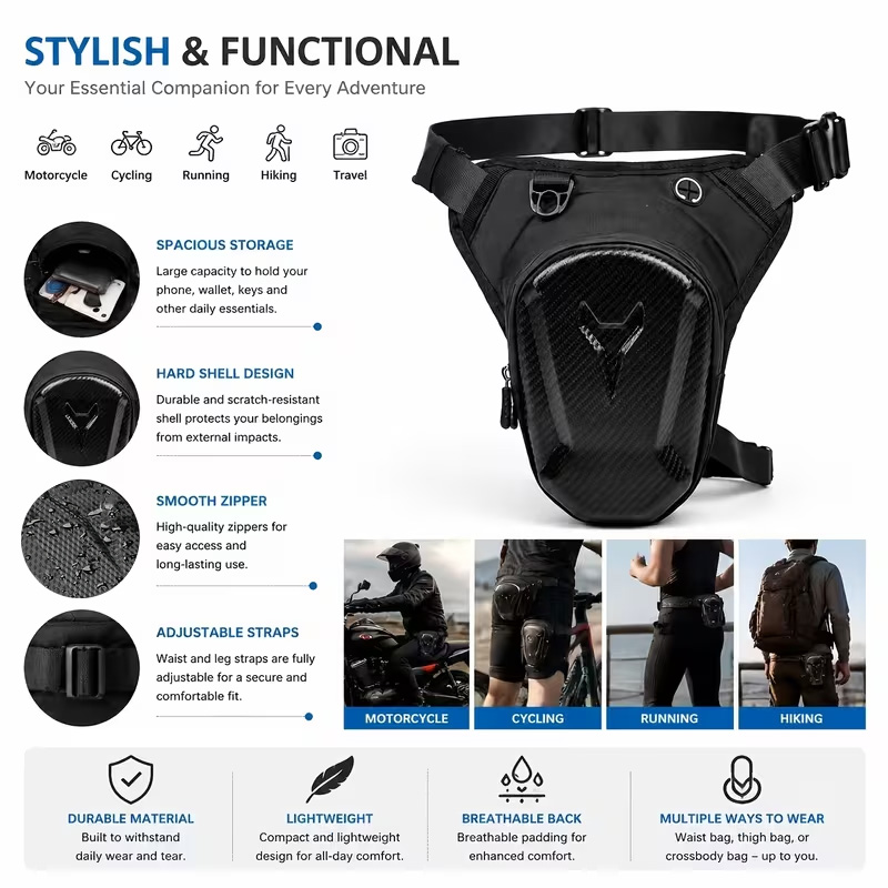 Motorcycle Leg Tank Bag Waterp - Motorcycle Gear Wardrobe 评论和价格